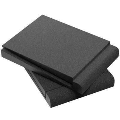 Isolation Pads For Speakers, Studio Monitor Acoustics Foam, High-density Soundproofing Panels For Most 5" Speakers, Adjustable Angle, Prevents Vibrations, 7.5" X 11" X 1.6", Pack Of 2