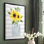 «Sunflower Perfume I», reproduction encadrée - bois massif-350969720-350969721
