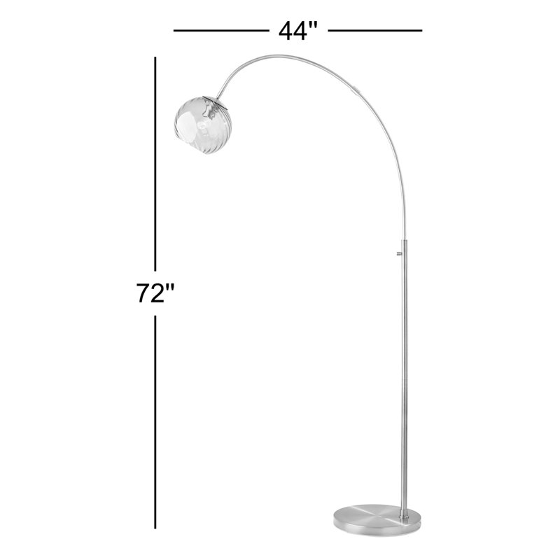 Lampe sur pied arquée 72 po Delpha