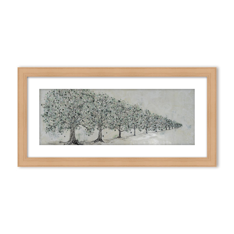 Nature Inspired "Renewal in Bloom" Canvas Wall Art By , 8" H x 16" W, Framed Canvas, Gold