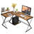 L-Shaped Iron Computer Desk-980119713
