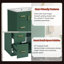Meuble-lavabo moderne 24 po avec lavabo en céramique - Solution de rangement peu encombrante-858139829