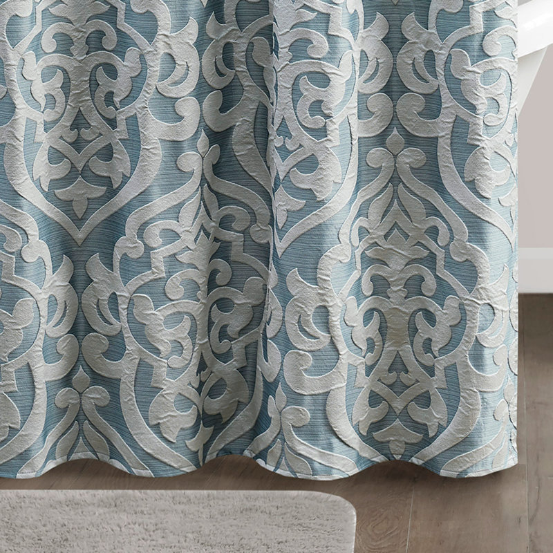 Rideau de douche jacquard