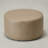 24" Wide Faux Leather Round Upholstered Ottoman-435419737