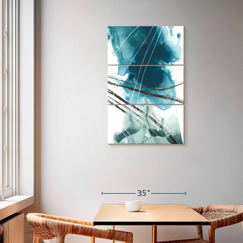 Avery Bella Indigo II, 57" H x 36" W