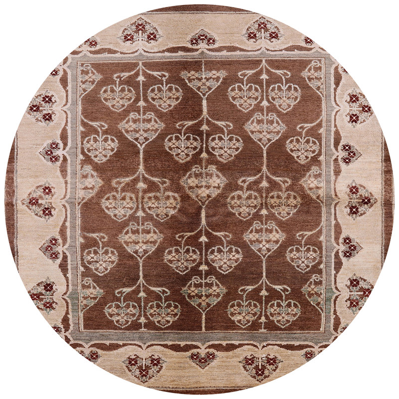 Orm Oriental Indoor Rug, Round 3'