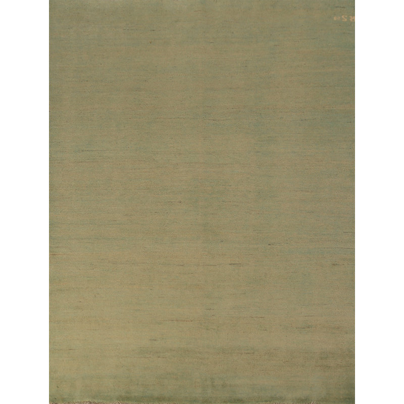 Tapis vert moderne Gabbeh 5 x 7
