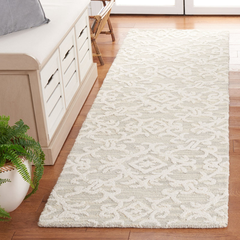 Keyesport Blossom Hand Tufted Wool Oriental Rug, Runner 2'3" x 6'