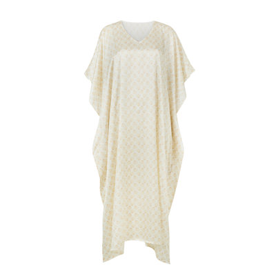 Silk Kaftan One Size Seashell