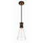 Luminaire suspendu conique à 1 lumière Trikomou