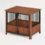 Cage pour chien en bois de noyer-992300471