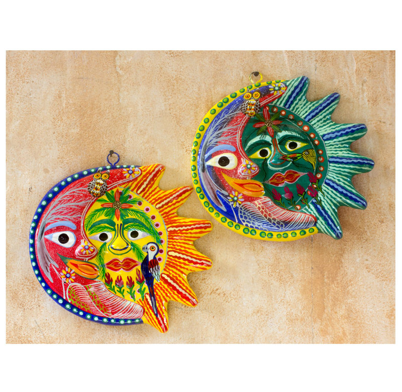 Handmade Traditional Abstract Wall Decor on Ceramic