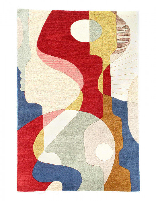 Ishar Hand Knotted Wool Area Rug