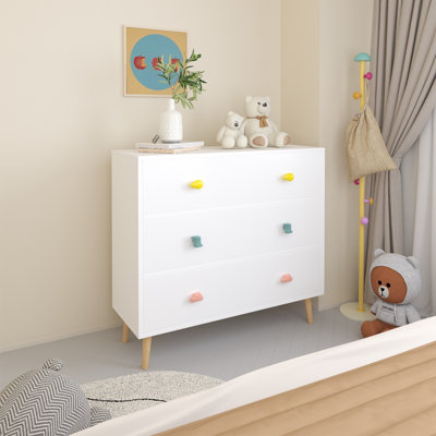 3 Drawer Storage Cabinet for Toddler Child for Living Room by George Oliver