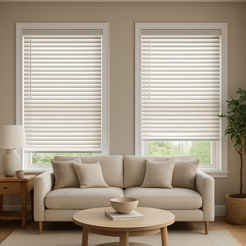 Store texturé obscurcissant sans fil 2 po Holizontal / Venetian, L 30,5 po x L 72 po