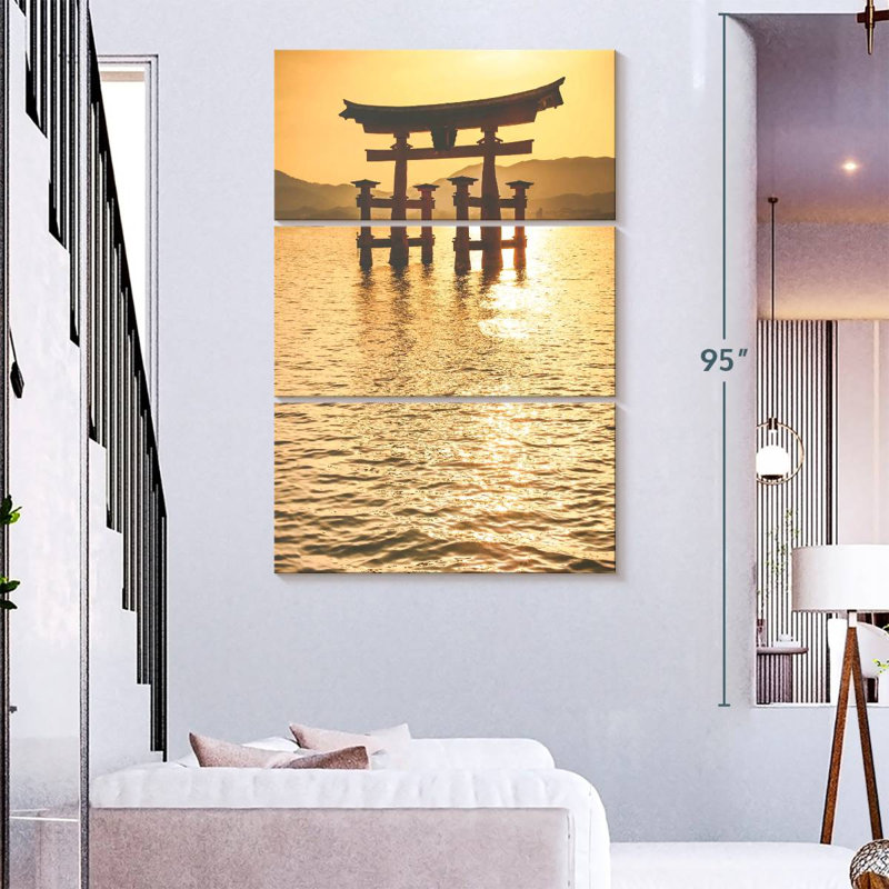 Lilie Famous Torii Gate, 74" H x 48" W