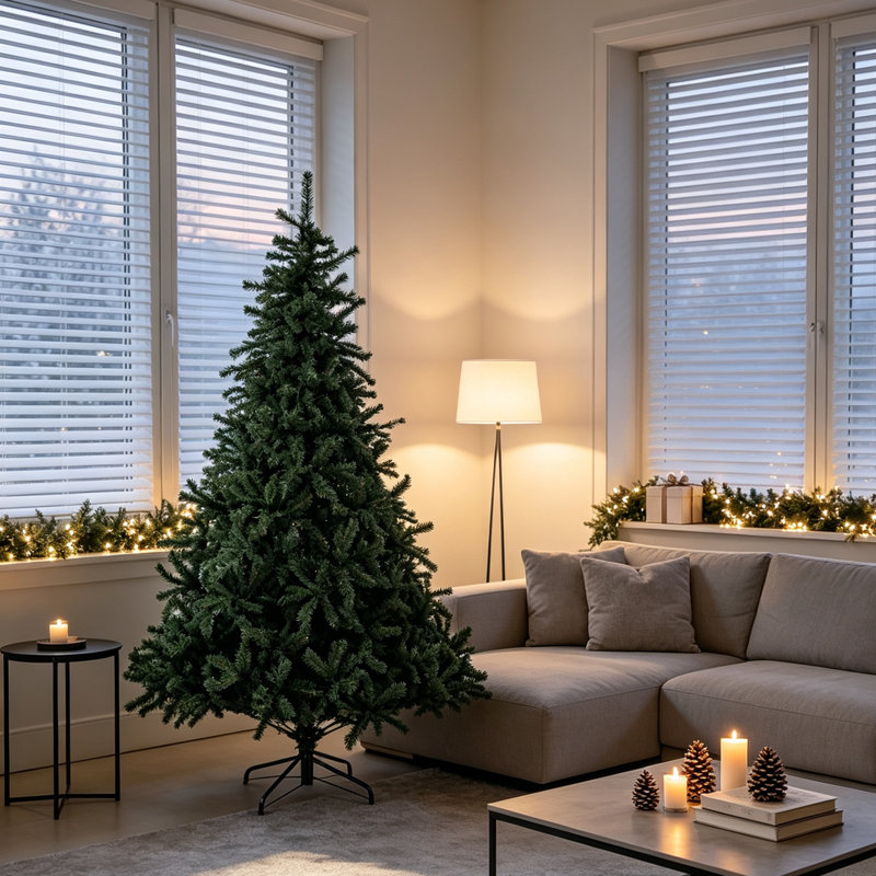 Arbre de Noël artificiel de 1,80 m, 6'
