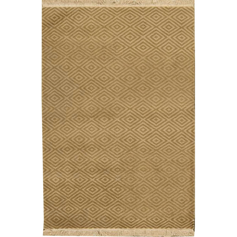 Tapis doré de haute qualité noué à la main