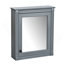 Armoire de rangement de salle de bain murale 24 po x 27 po avec miroir, armoire à pharmacie avec tablette réglable en hauteur, armoire de rangement au-dessus de la toilette-2013855511