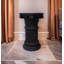 Solid Black Roman Column Floor Ornament