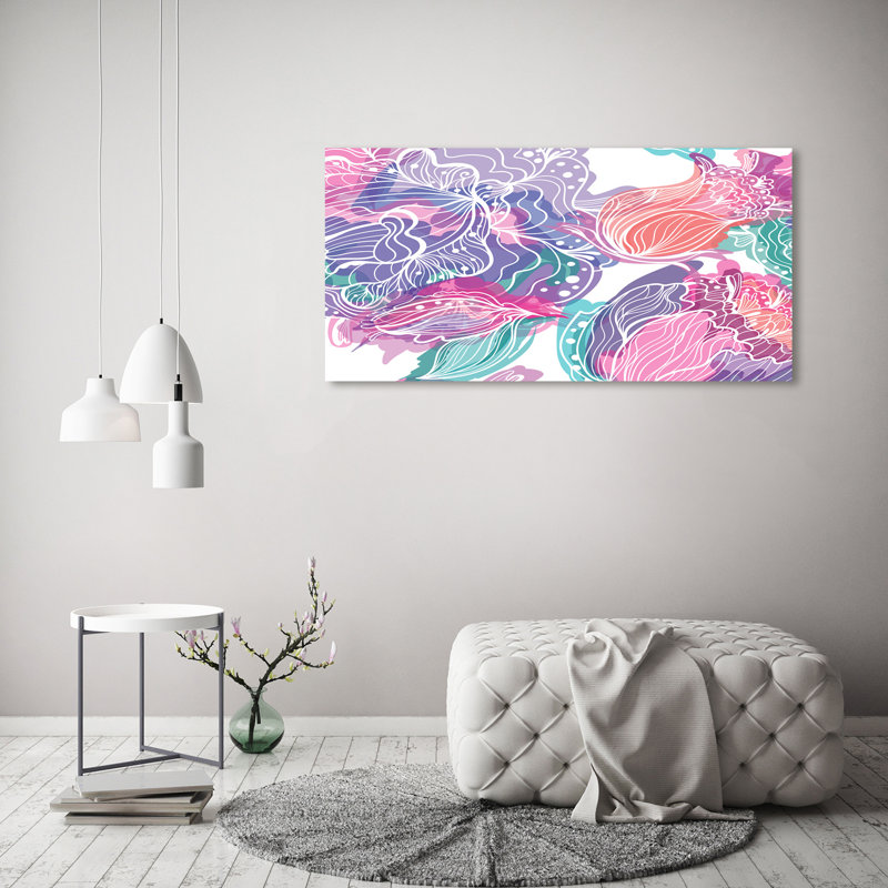 Magic Flowers - Wrapped Canvas Print
