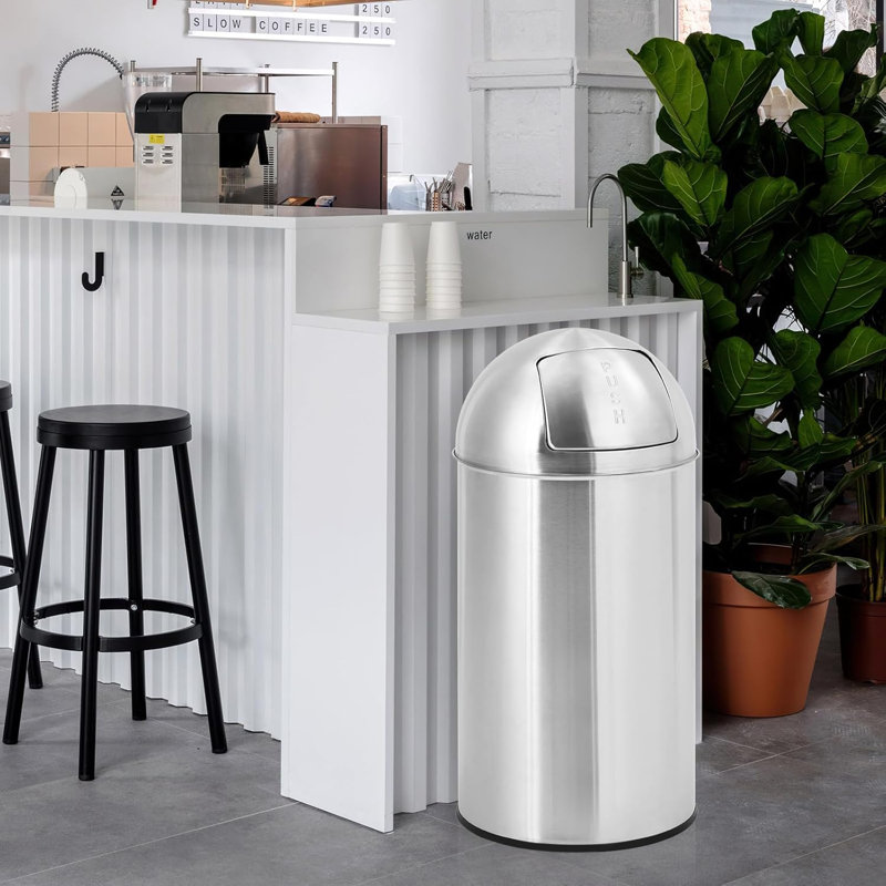 Stainless Steel 70 Litre Trash Can