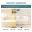 Élégant canapé modulaire en velours avec repose-pieds mobile, canapé-lit convertible 3 en 1 avec capitonnage à boutons et bordure dorée pour le salon-1267616176