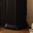 Black Manufactured Wood Freestanding Fireplace