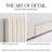 Extra Tall Channel Tufted Upholstered Bed, King, Velvet-523874756-523874758