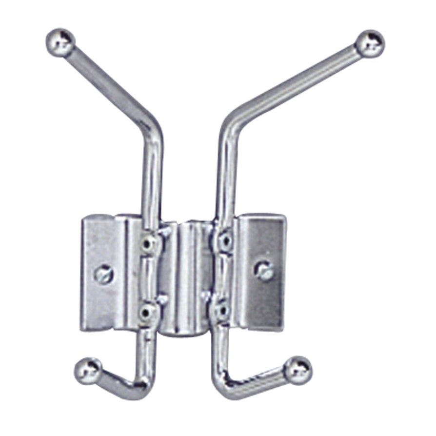 2 Hook Wall Mounted Coat Rack