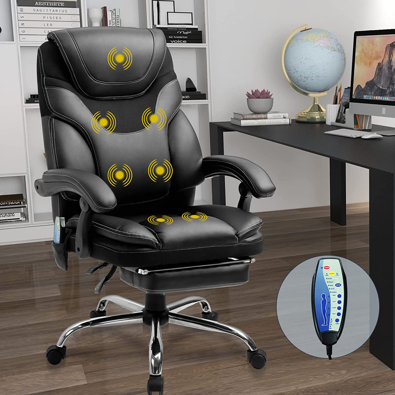Fauteuil de bureau ergonomique avec massage Kanilah