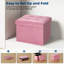 Banc de chambre pliant en velours avec rangement-248582347-249260938