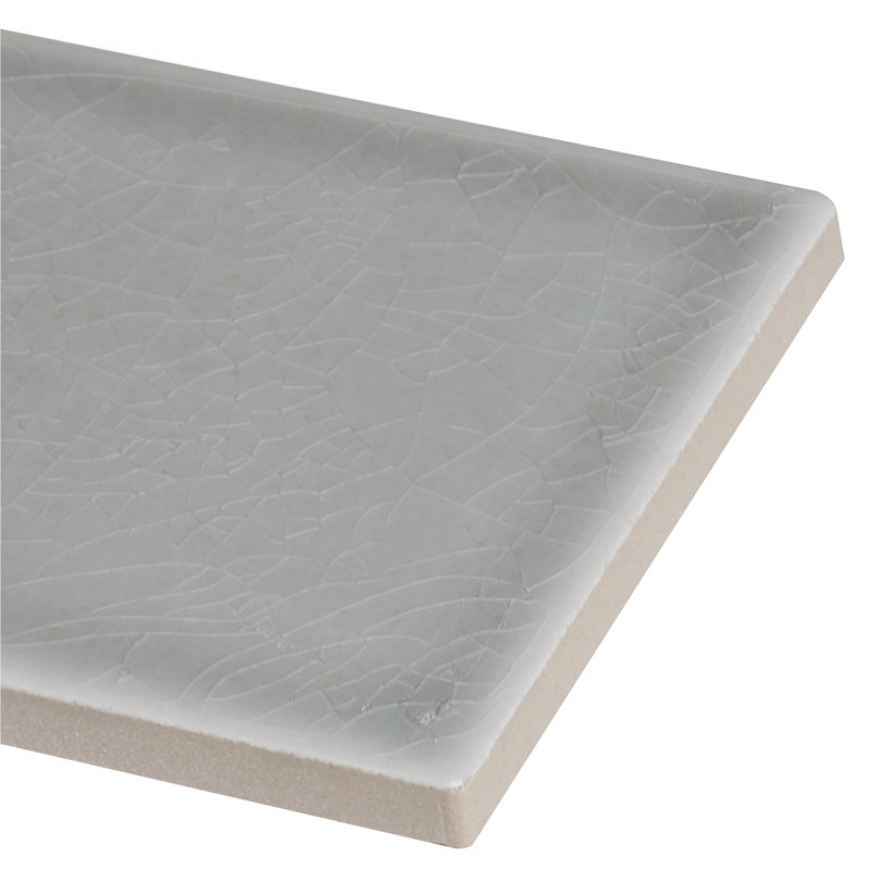 Subway 4 in. x 12 in. Glossy Ceramic Wall Tile, Mistfall