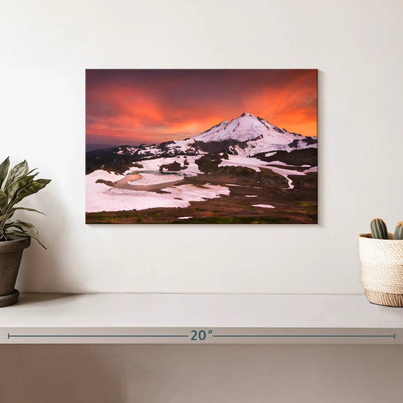 Alvord Snowcapped Mount Baker, 8" H x 12" W