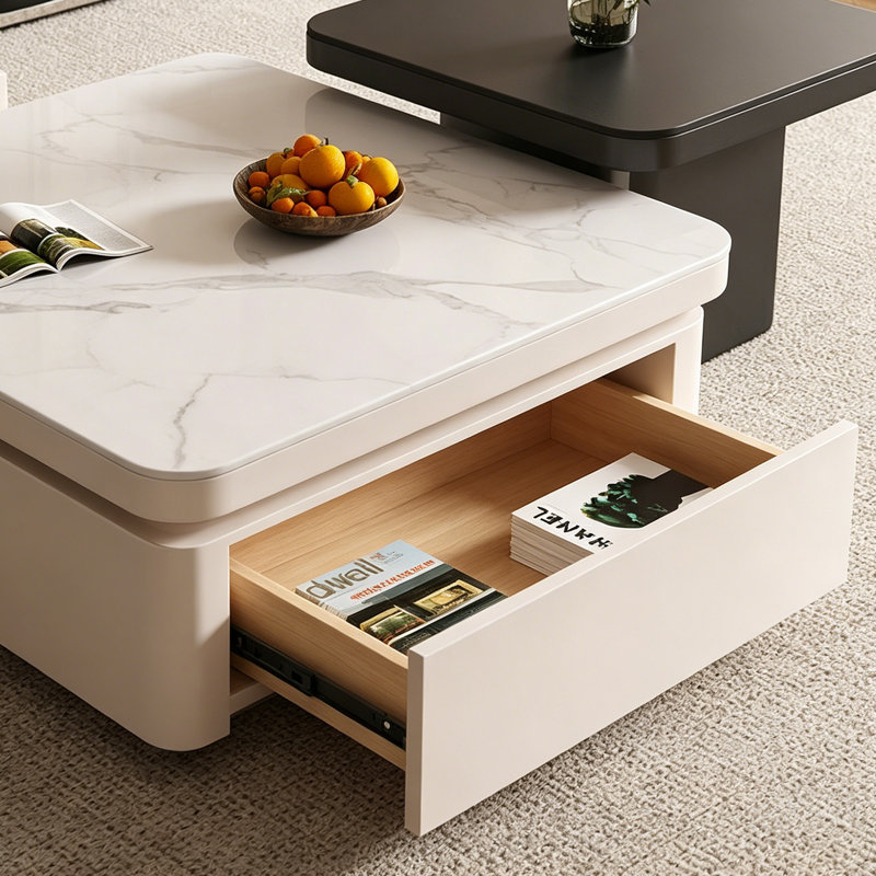 Colberta, Blanc, H 14,56 po x L 27,55 po x l 27,55 po, Blanc