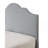 Gray Calupholstered Bed