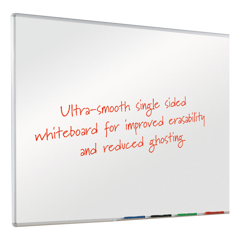 Magnetic Wall Mounted Whiteboard, 120 cm H x 90 cm W