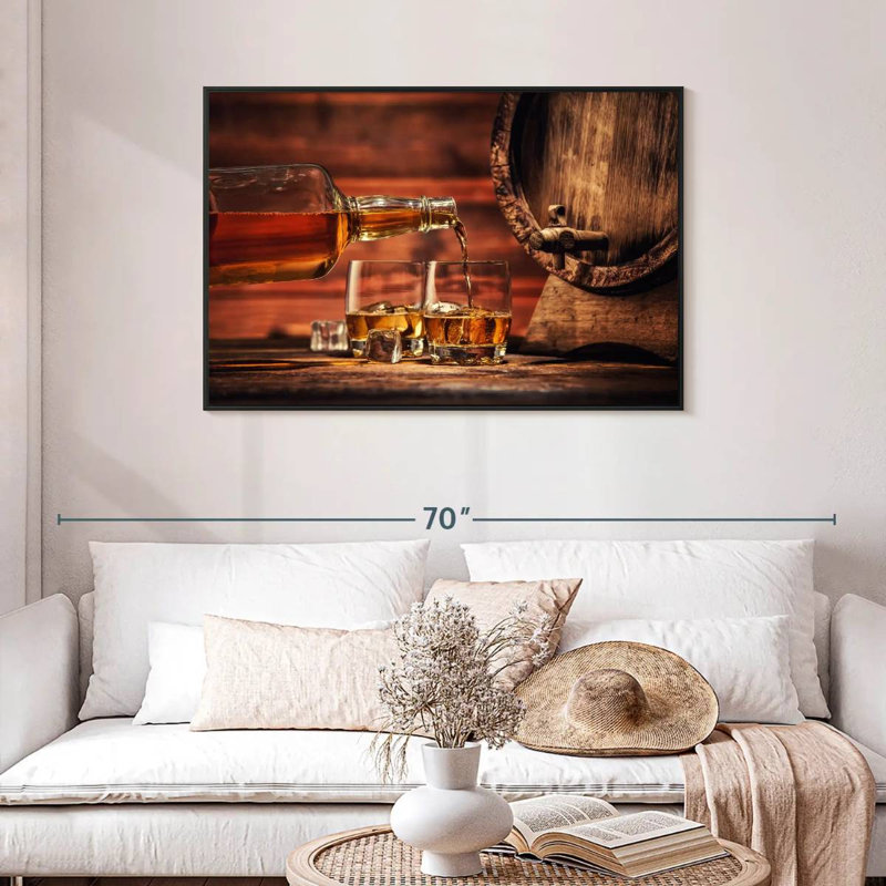 Yarlin Whiskey Glass, 29" H x 43" W