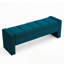 Banc de rangement de 55 po pour la chambre à coucher, banc de capitonnage moderne pour lit très grand, banc de repose-pieds long rembourré pour le salon / vestibule-129912729