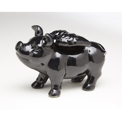 Figurine de cochon volant