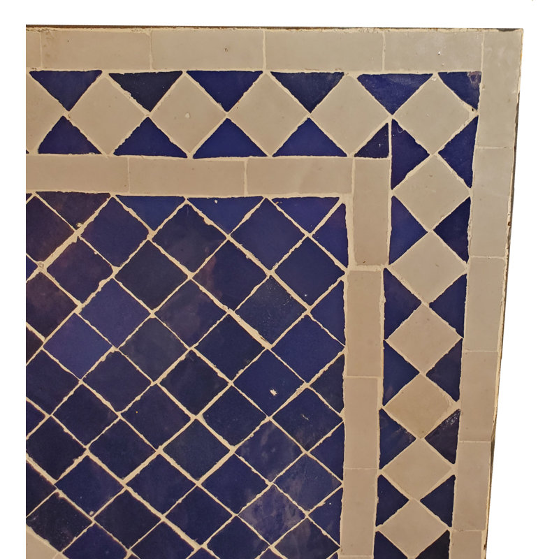 Contemporary Hand Painted Moroccan Mustard Zouak Medicine Cabinet / Wall Shelf