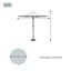 294cm Lighted Market Parasol-1278714095