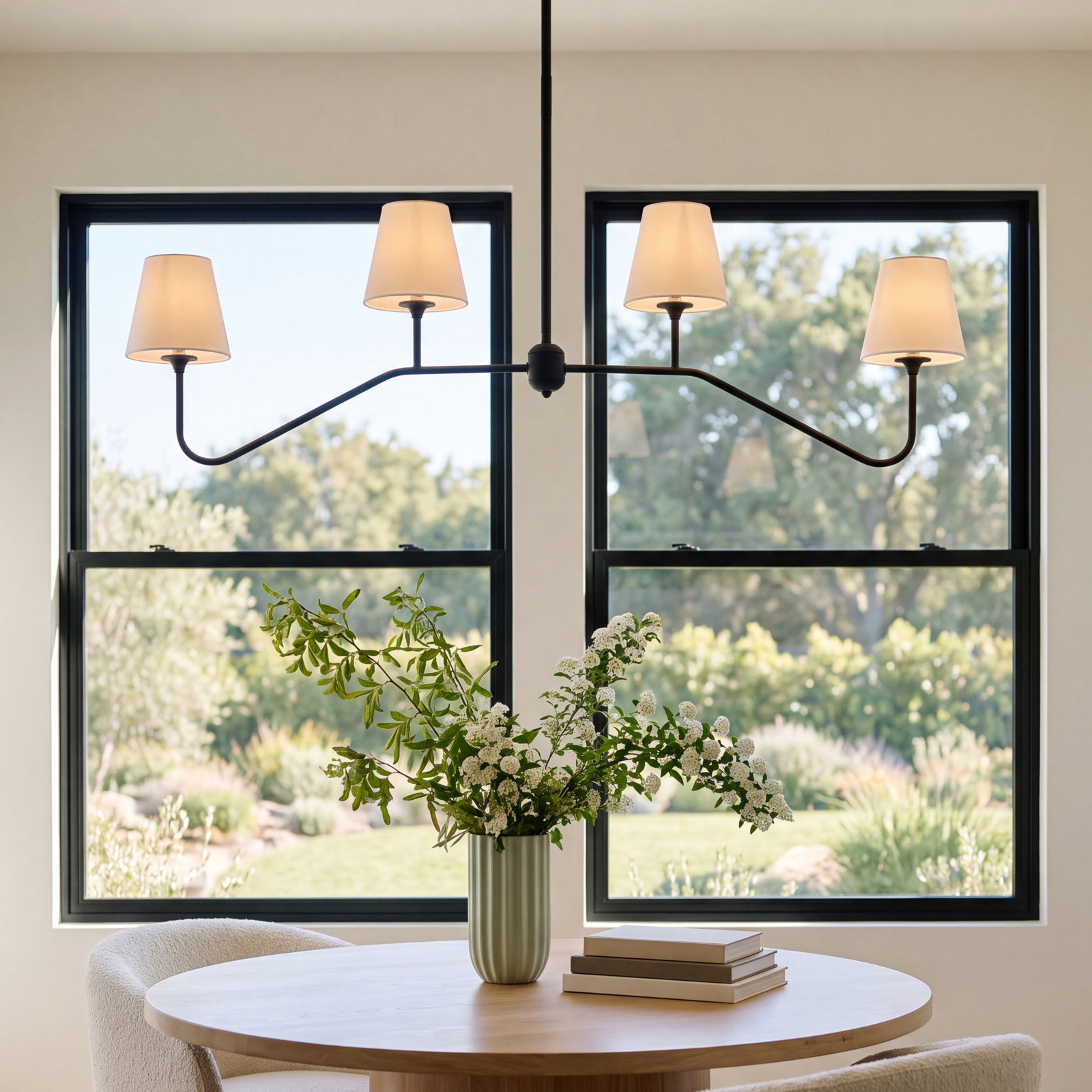 Lane 4-Light Chandelier, Black
