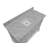 Fossen 48" Single Bathroom Vanity with White Cabinet and Carrara Marble Countertop-680137443-789030485