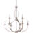 9 - Light Steel Dimmable Chandelier