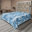 Bleu doux, bleu, gris / floral