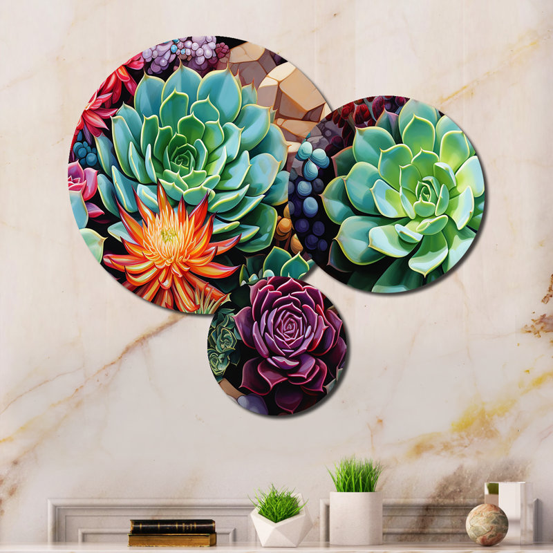 Plants & Flowers Wall Decor on Metal