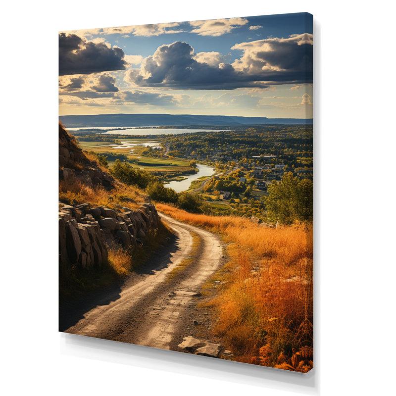 Vermont Mountain Landscape II, reproduction d'art sur toile, H 32 po x l 24 po, Toile tendue
