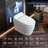 BCANHOME Smart Toilet with Tankless Bidet Wash, Auto Open Lid, 1.28 Gallons Auto Dual Flush, Heat Seat, Warm Wash/Dryer, Soft Closing, Remote Control
