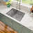 Pro Series 28'' L Single Bowl Stainless Steel Kitchen Sink